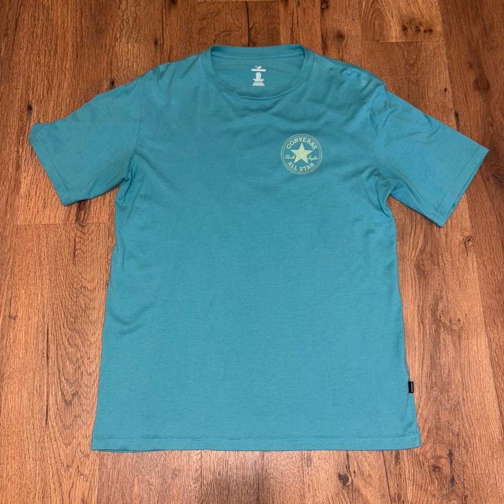 Converse Men's Aqua Short Sleeve Tee